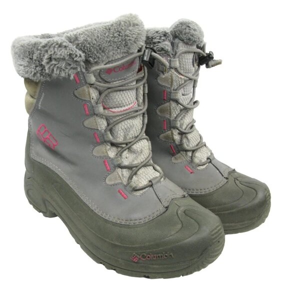 Columbia Bugaboot Gray Waterproof Insulated Lined Snow Boots Women's 6 - Picture 1 of 9